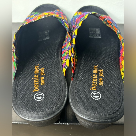 NWOT Bernie Mev Colourful Rainbow Weave Shoes Size EU 41 / Womens 10 - Picture 10 of 11